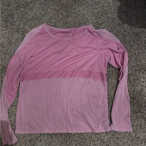 Athleta Pink Long Sleeve Women's Top